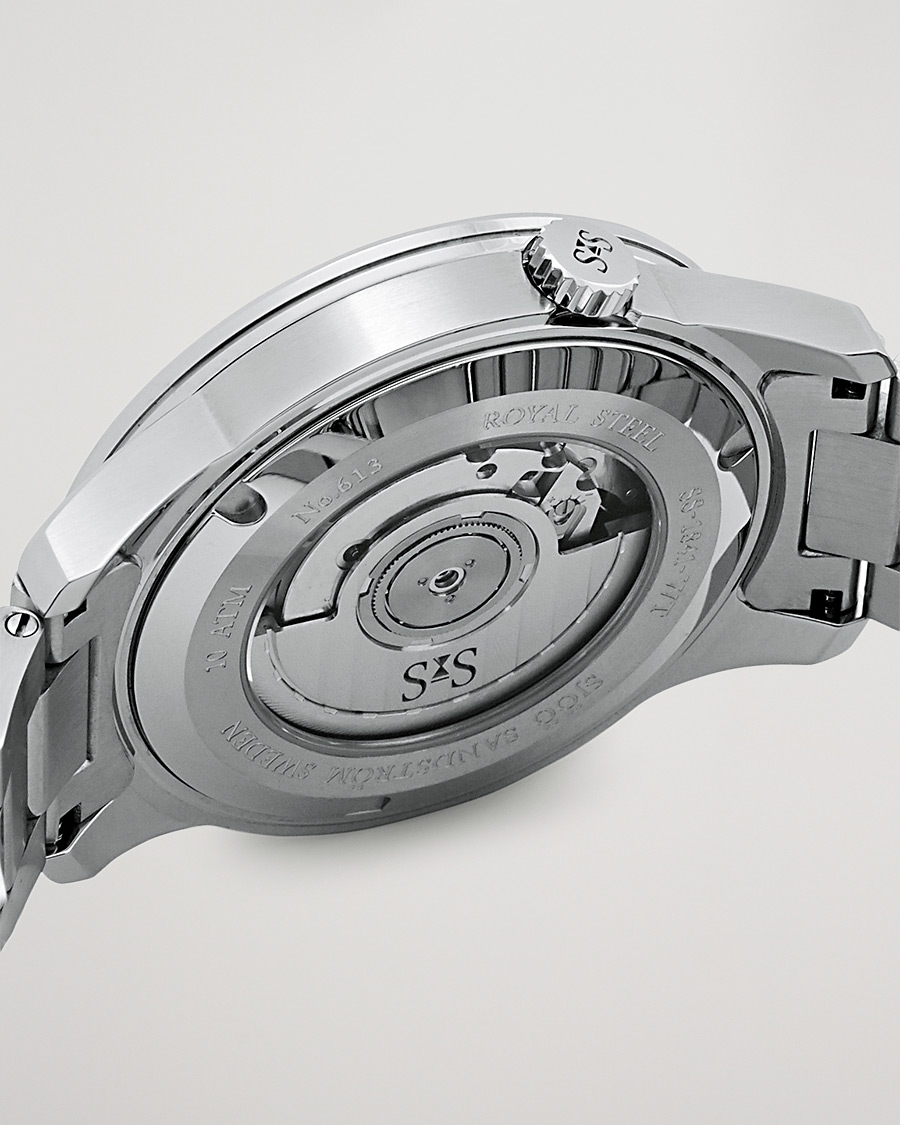 Homme | Sjöö Sandström Royal Steel Worldtimer 41mm Blue with Steel | Sjöö Sandström | Royal Steel Worldtimer 41mm Blue with Steel