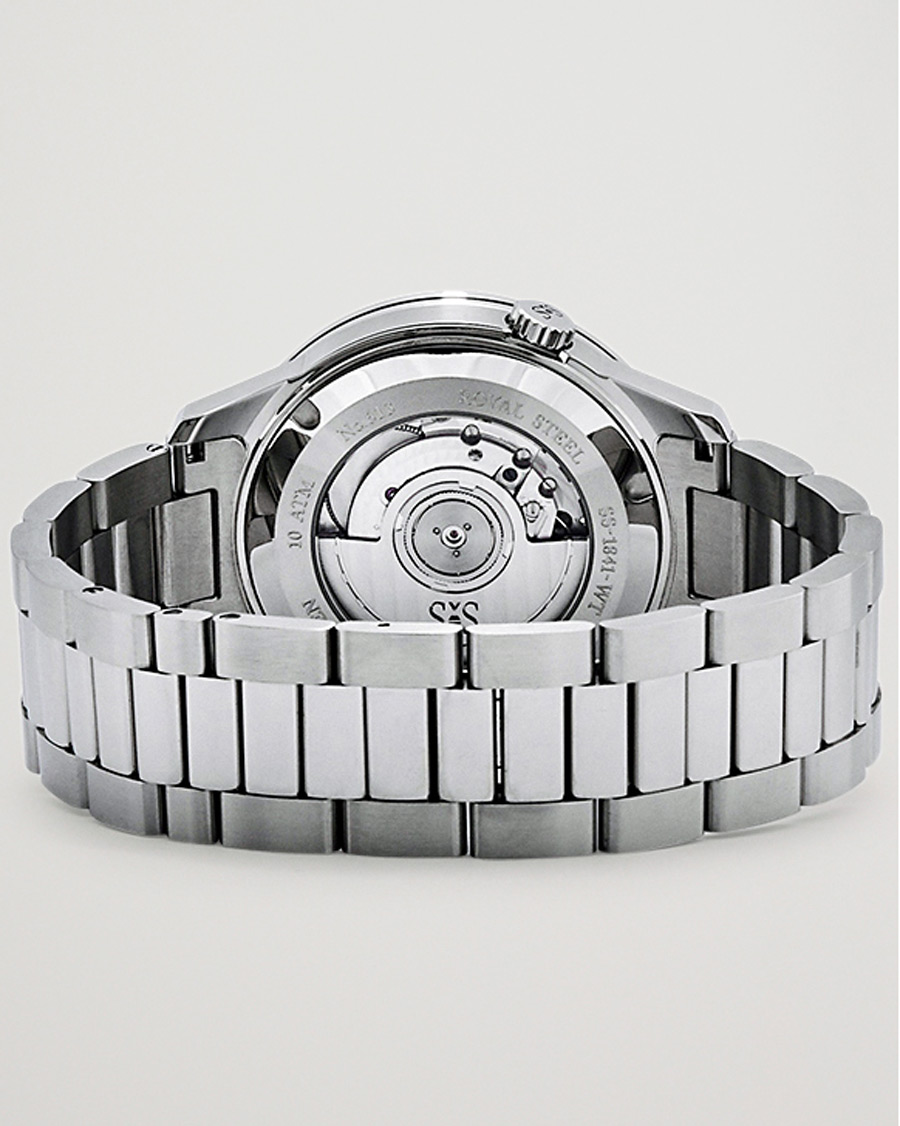 Homme | Sjöö Sandström Royal Steel Worldtimer 41mm Blue with Steel | Sjöö Sandström | Royal Steel Worldtimer 41mm Blue with Steel