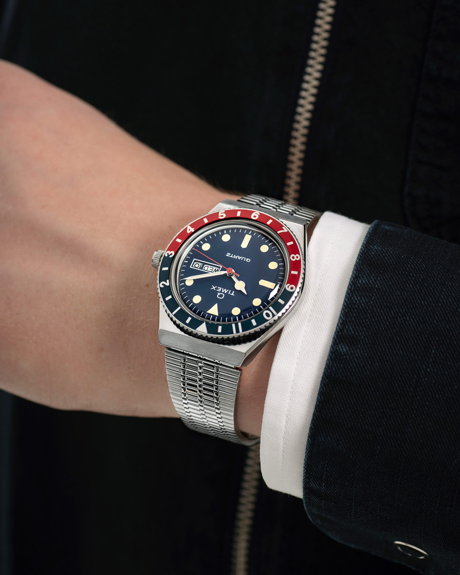 Homme | Timex Q Reissue 1979 Silver/Blue Dial | Timex | Q Reissue 1979 Silver/Blue Dial