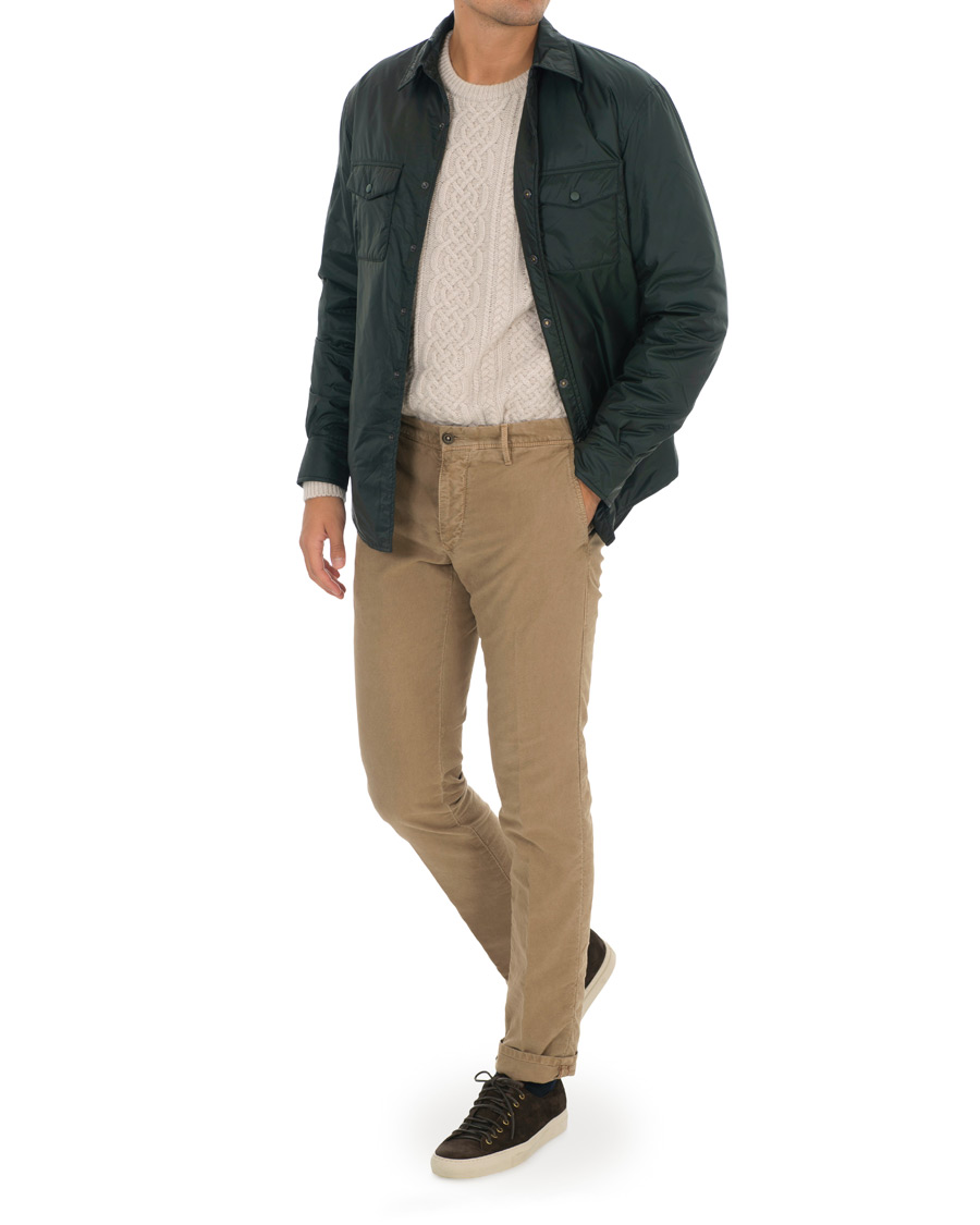 Homme | Manteaux Et Vestes | Aspesi | Marvin Nylon Shirt Jacket Dark Green