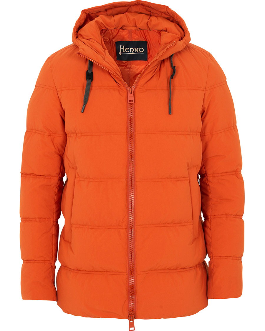 Homme | Manteaux Et Vestes | Herno | Polar-Tech Down Jacket Orange