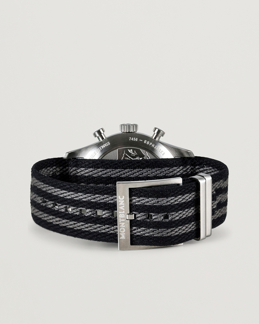 Homme | Montblanc 1858 Steel Automatic Chronograph 42mm Black Dial | Montblanc | 1858 Steel Automatic Chronograph 42mm Black Dial