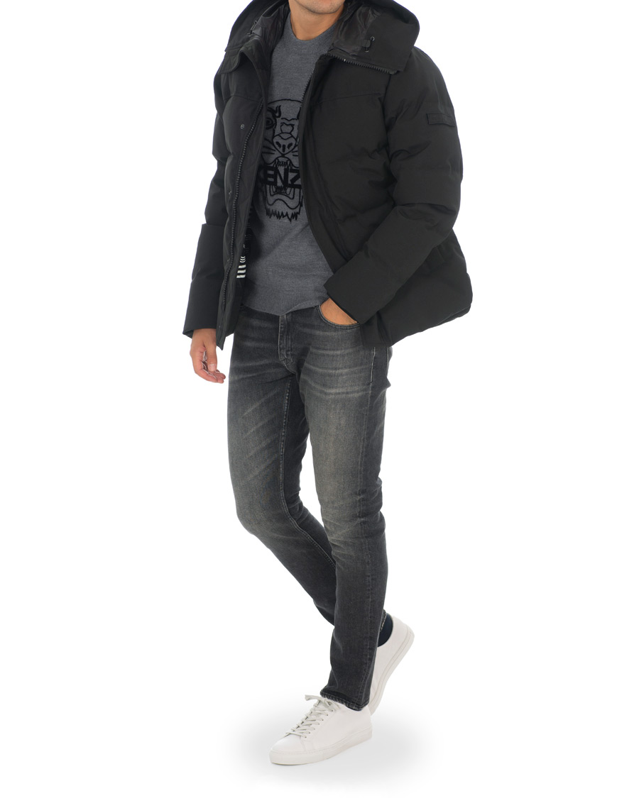 Homme | Manteaux Et Vestes | KENZO | Short Down Jacket Technic Canvas Black