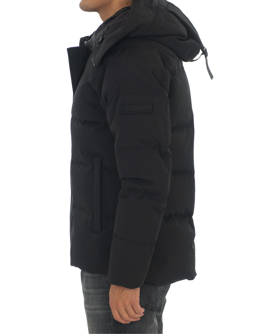 Homme | Manteaux Et Vestes | KENZO | Short Down Jacket Technic Canvas Black