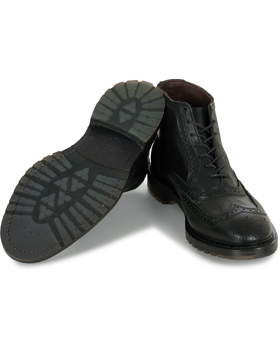 Homme | Allen Edmonds Stirling Leather Boots Black | Allen Edmonds | Stirling Leather Boots Black