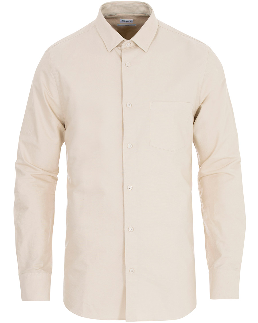 Homme | Chemises | Filippa K | Tim Oxford Shirt Bisque