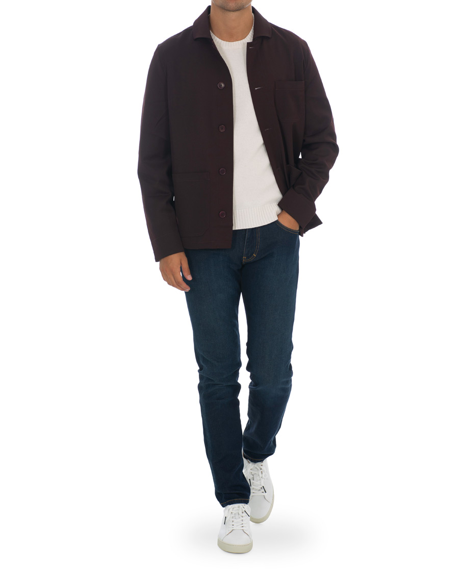 Homme | Blazers | Filippa K | Luis Gabardine Blazer Jacket Deep Shiraz