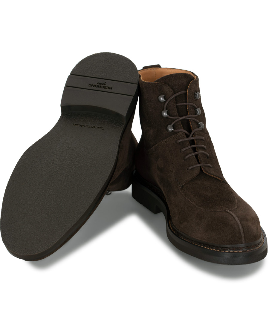 Homme | Heschung Ginkgo Boot Dark Brown Suede | Heschung | Ginkgo Boot Dark Brown Suede