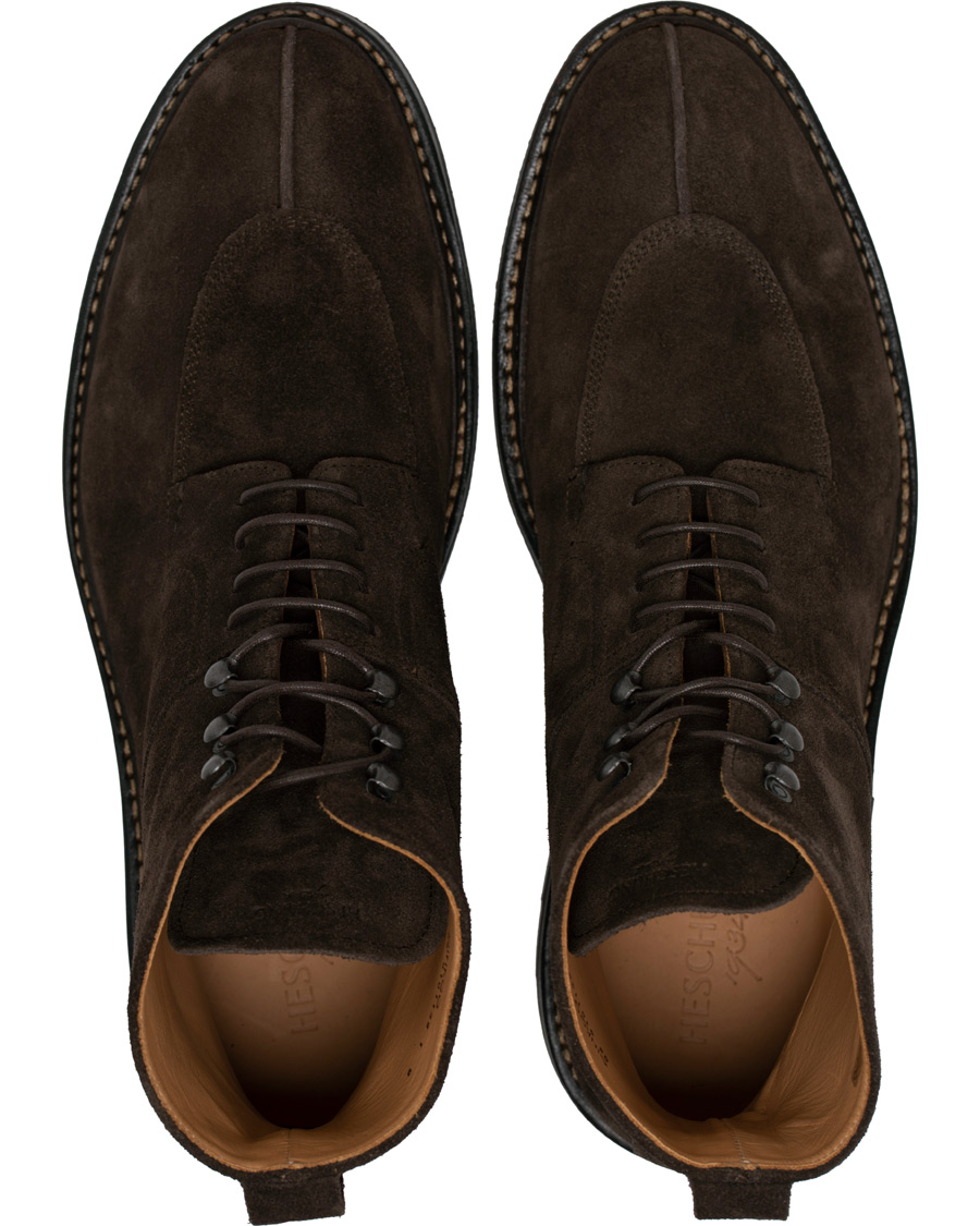 Homme | Heschung Ginkgo Boot Dark Brown Suede | Heschung | Ginkgo Boot Dark Brown Suede