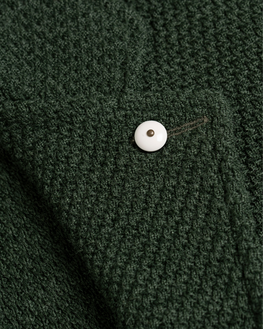 Homme | Blazers | L.B.M. 1911 | Knitted Cardigan Blazer Green