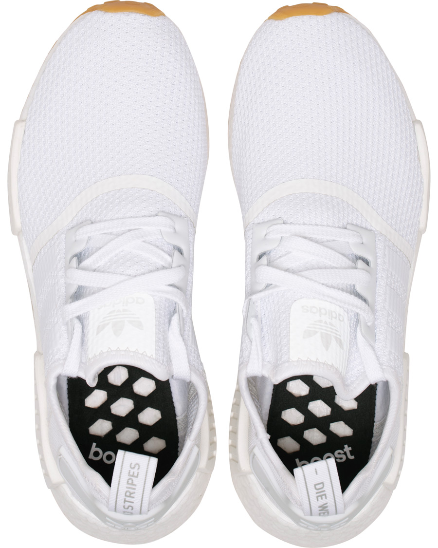 Homme | adidas Originals NMD_R1 Running Sneaker White | adidas Originals | NMD_R1 Running Sneaker White