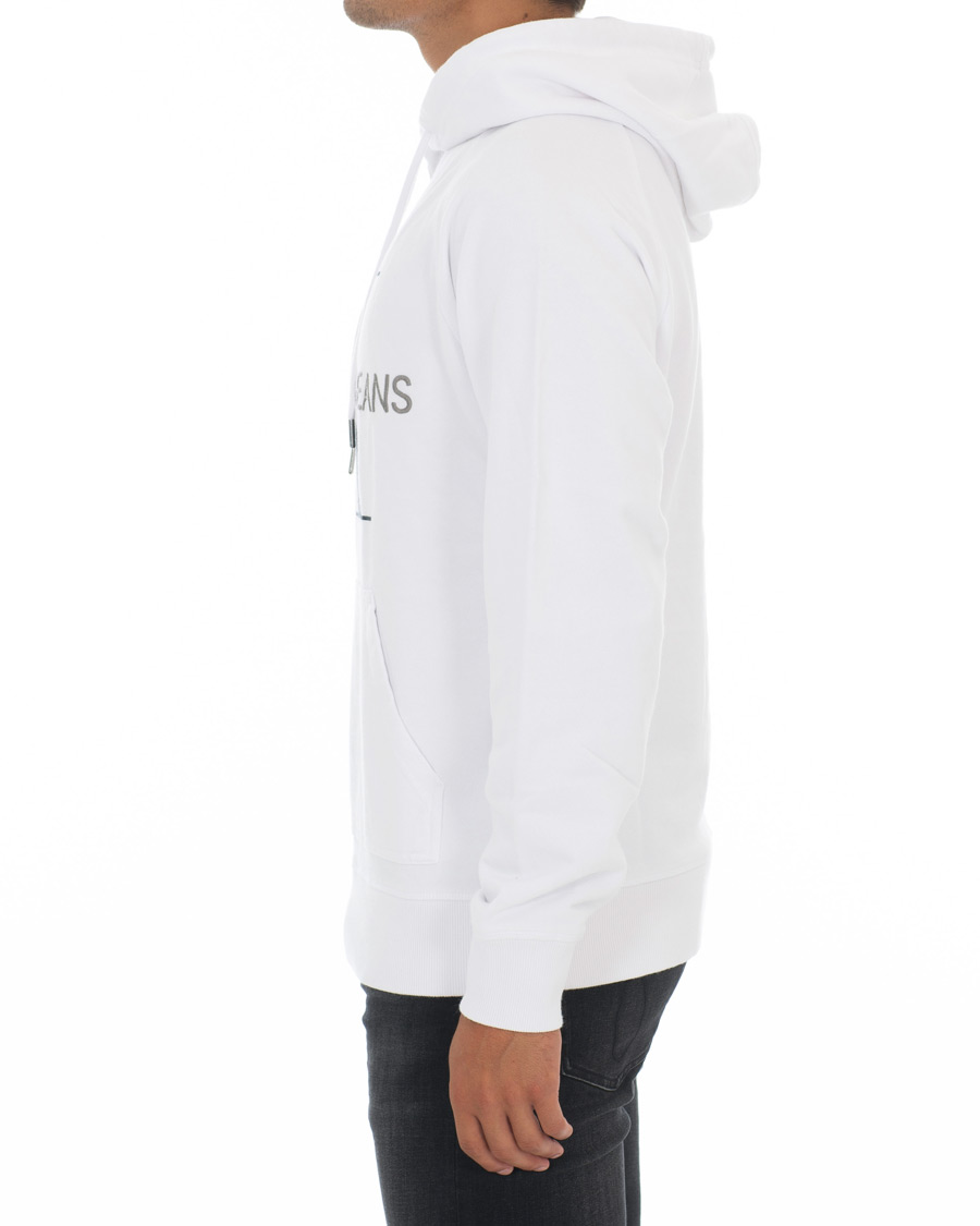 Homme | Pulls Et Tricots | Calvin Klein Jeans | Washed Monogram Hoodie White