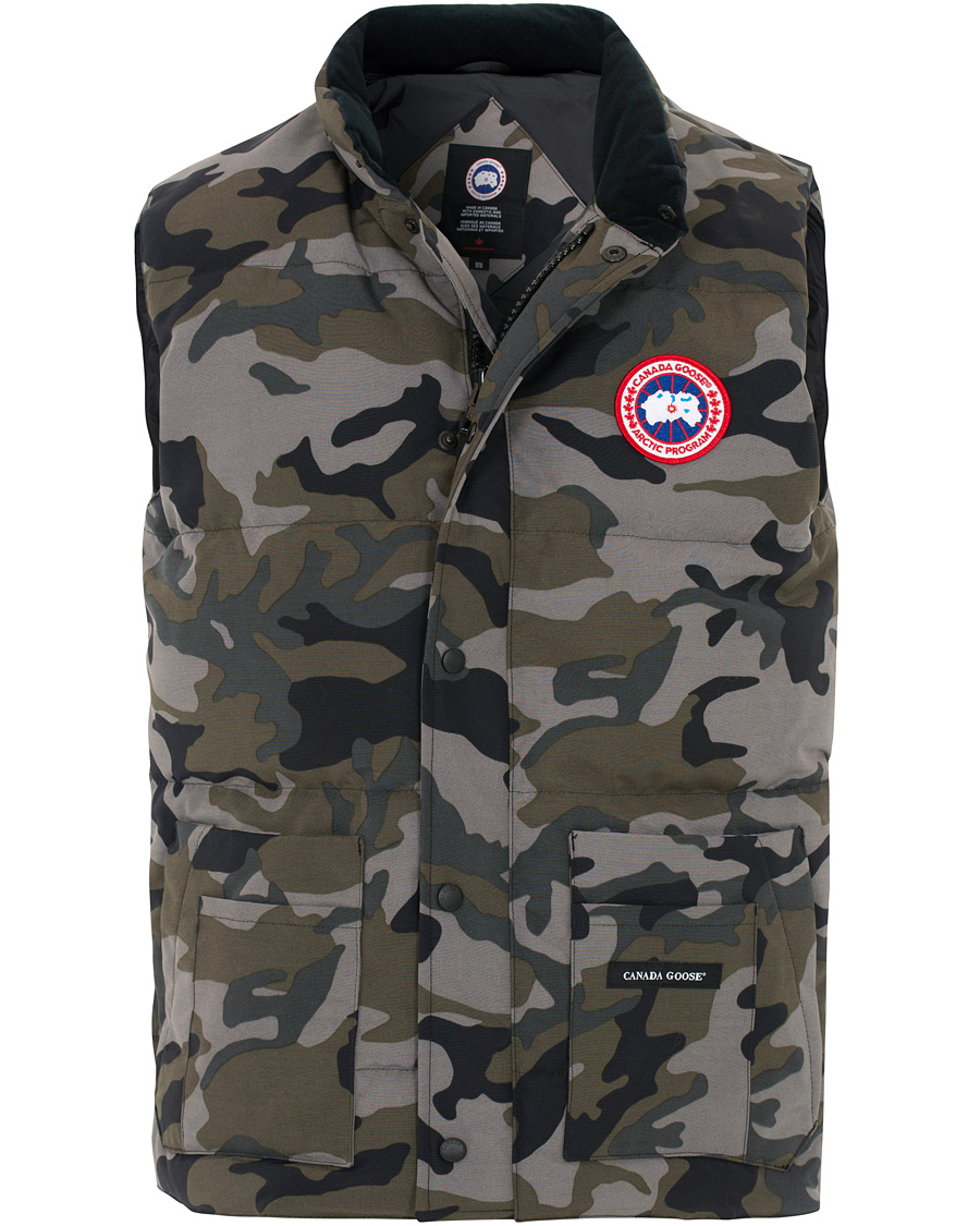 Homme | Manteaux Et Vestes | Canada Goose | Freestyle Crew Vest Coastal Grey Camo