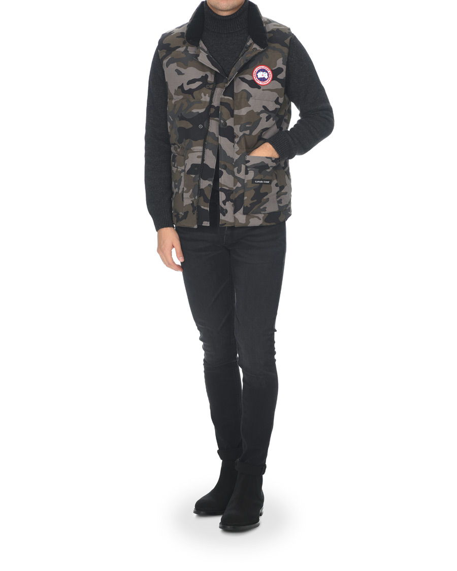 Homme | Manteaux Et Vestes | Canada Goose | Freestyle Crew Vest Coastal Grey Camo