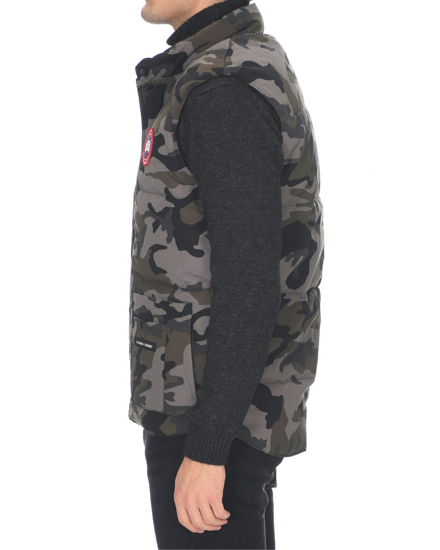 Homme | Manteaux Et Vestes | Canada Goose | Freestyle Crew Vest Coastal Grey Camo