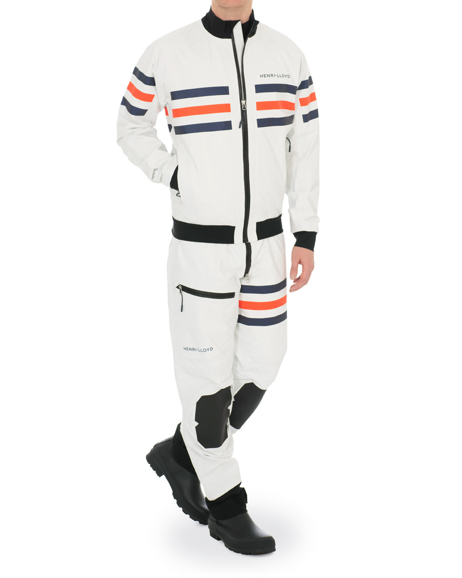 Homme | Pantalons | Henri-Lloyd | Henri Lloyd Fremantle Stripe Salopette Cloud White