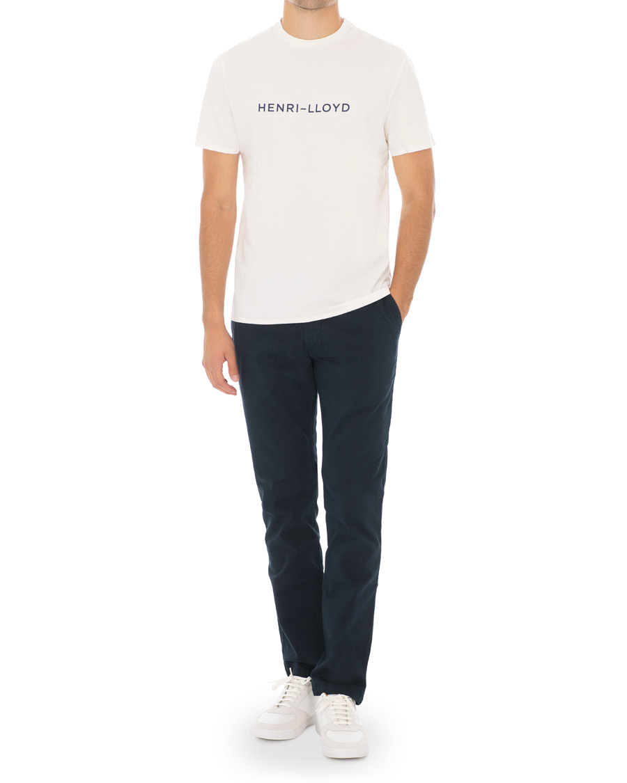 Homme | T-shirts | Henri-Lloyd | Henri Lloyd Fremantle Stripe Crew Neck Tee Cloud White