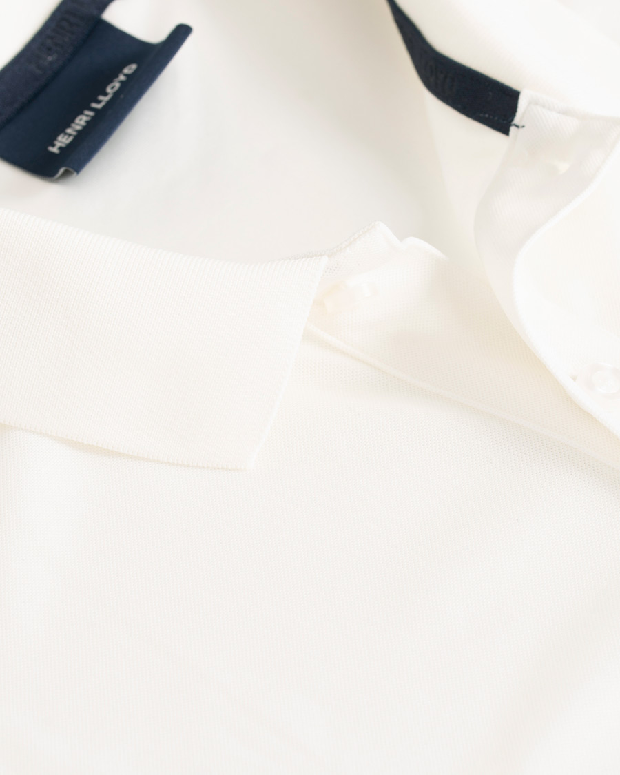 Homme | Polos | Henri-Lloyd | Henri Lloyd Fremantle Stripe Polo Cloud White