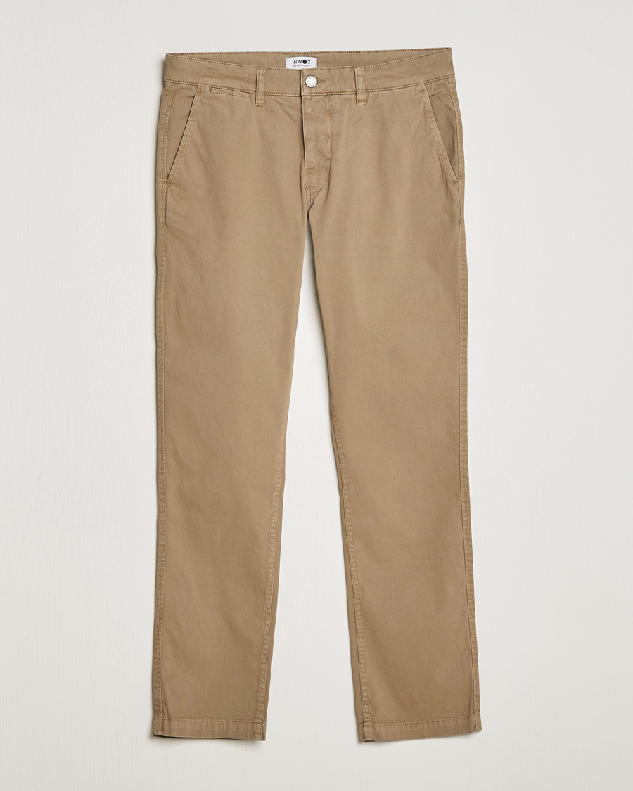 Homme | Pantalons | NN07 | Marco Slim Fit Stretch Chinos Green Stone