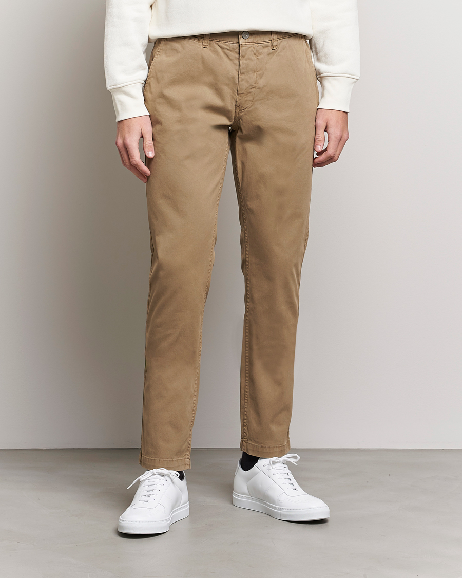 Homme | Pantalons | NN07 | Marco Slim Fit Stretch Chinos Green Stone