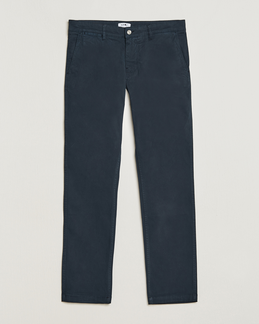 Homme | Pantalons | NN07 | Marco Slim Fit Stretch Chinos Navy Blue
