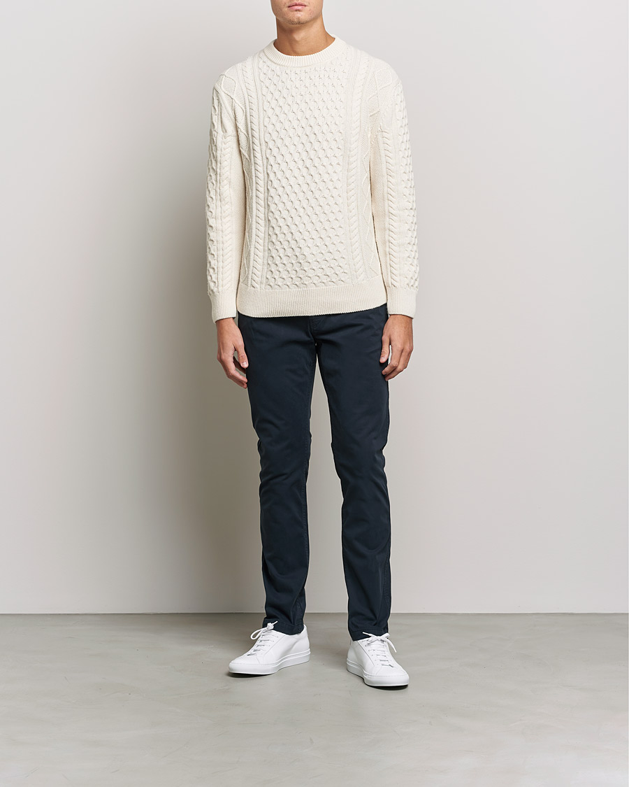 Homme | Pantalons | NN07 | Marco Slim Fit Stretch Chinos Navy Blue