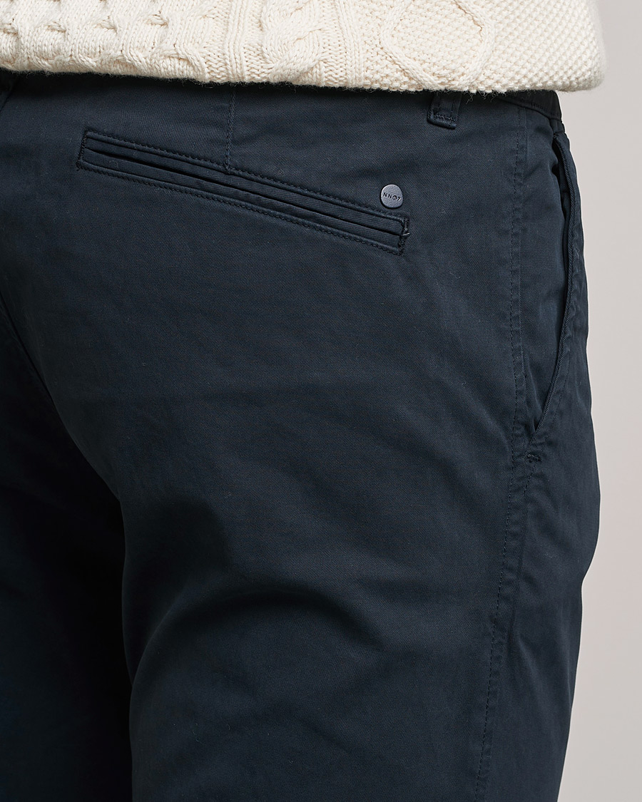 Homme | Pantalons | NN07 | Marco Slim Fit Stretch Chinos Navy Blue
