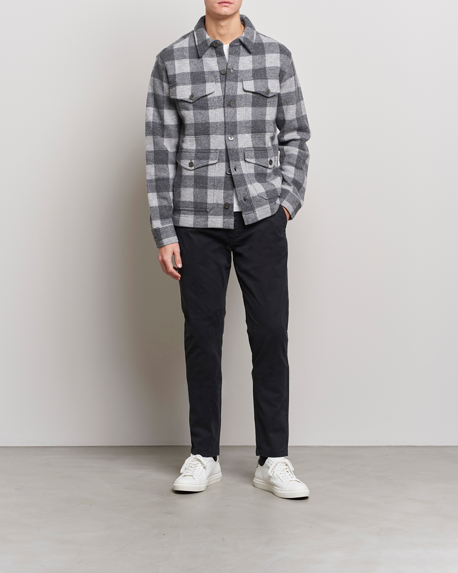 Homme | Pantalons | NN07 | Marco Slim Fit Stretch Chinos Black