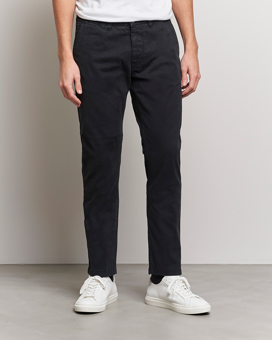 Homme | Pantalons | NN07 | Marco Slim Fit Stretch Chinos Black