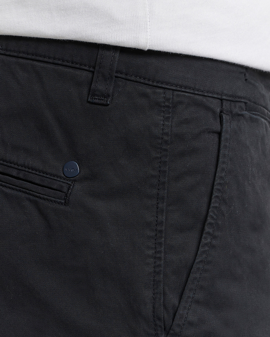 Homme | Pantalons | NN07 | Marco Slim Fit Stretch Chinos Black