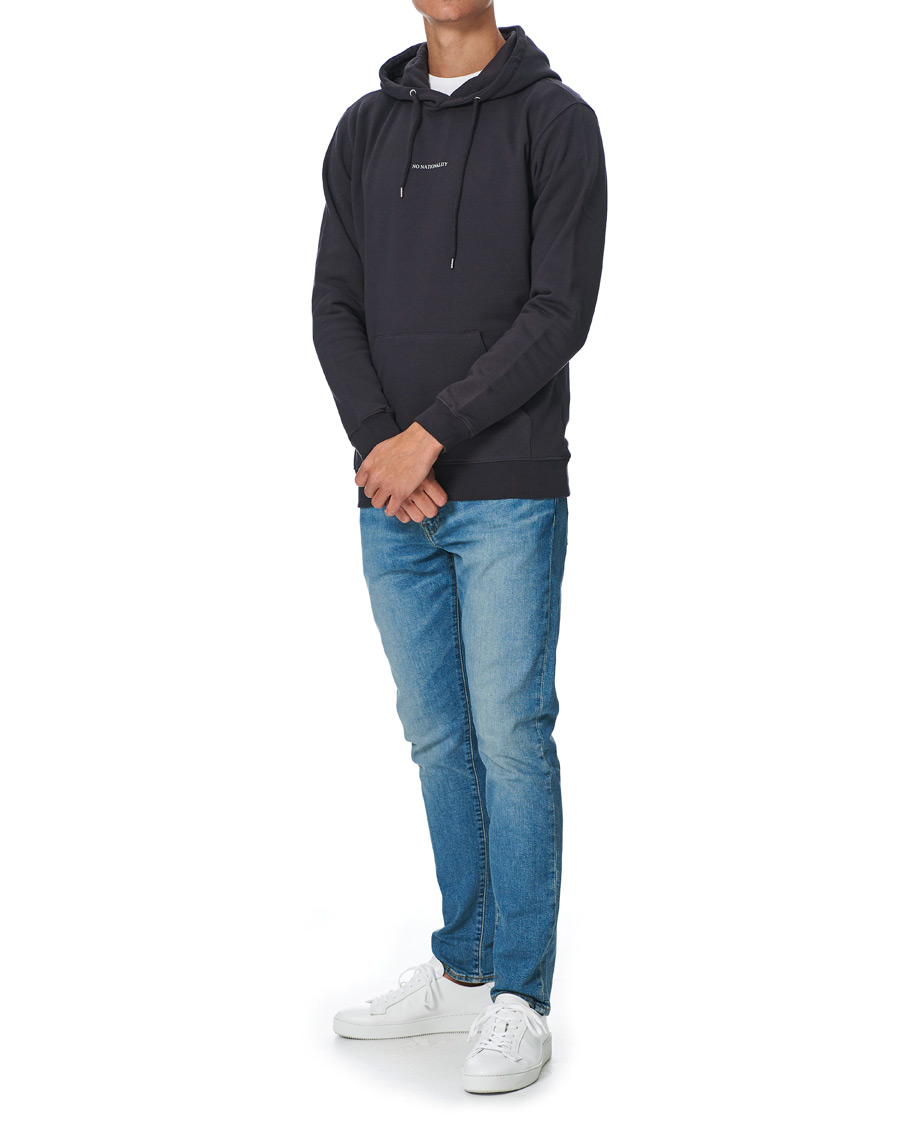 Homme | Pulls Et Tricots | NN07 | Barrow Printed Hoodie Navy Blue