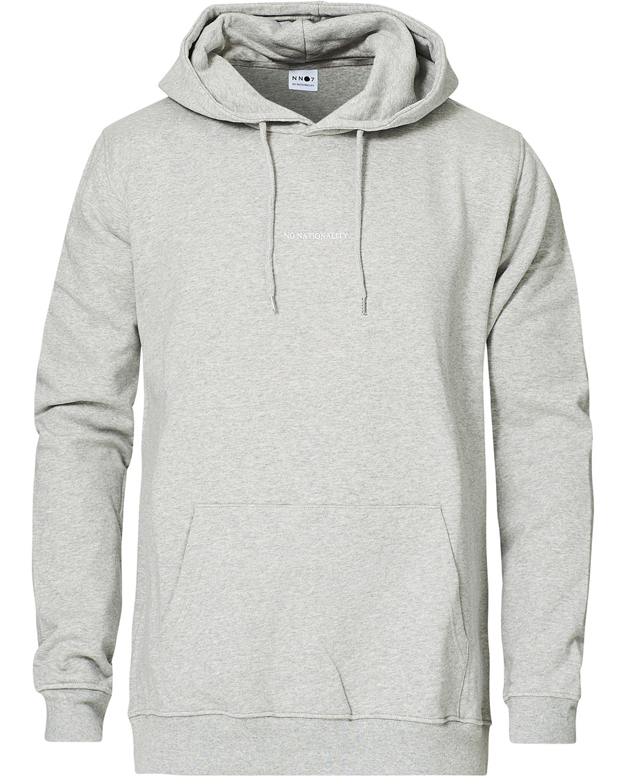 Homme | Pulls Et Tricots | NN07 | Barrow Printed Hoodie Light Grey Melange