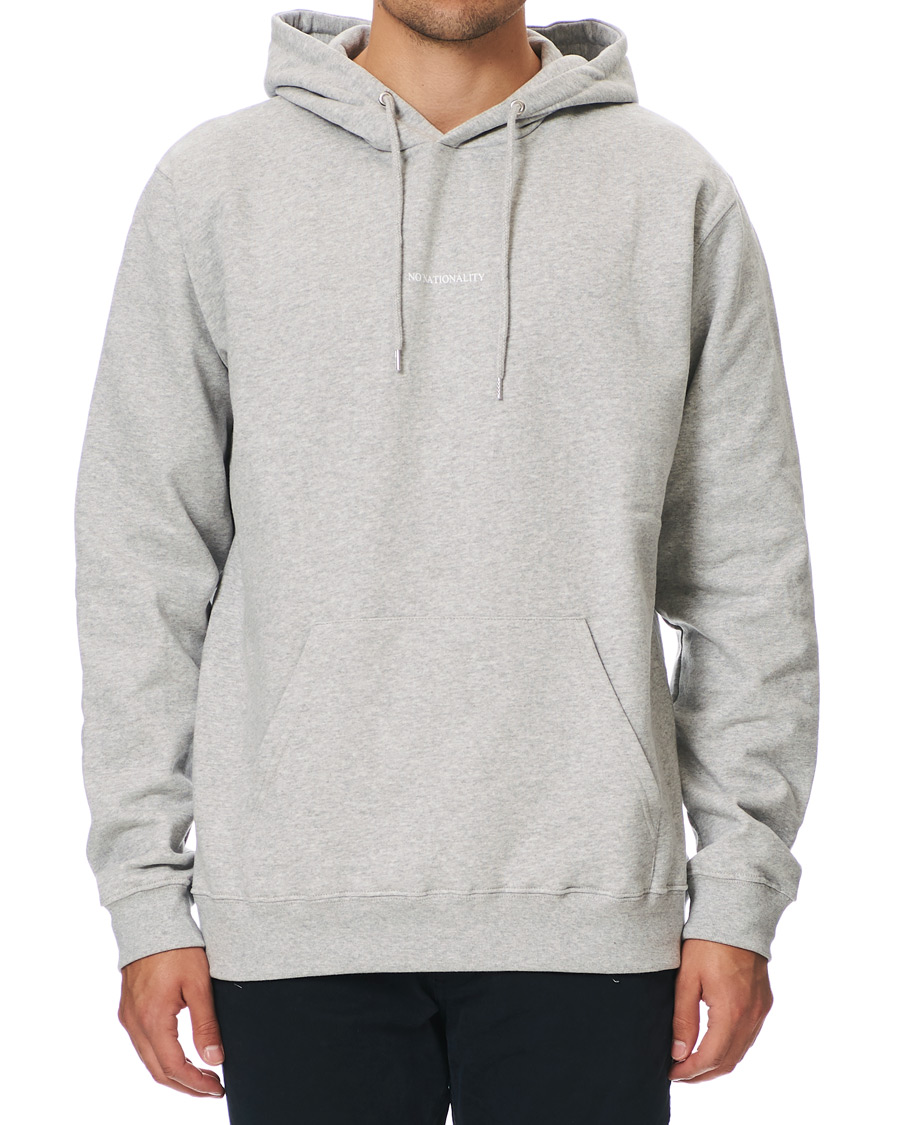 Homme | Pulls Et Tricots | NN07 | Barrow Printed Hoodie Light Grey Melange