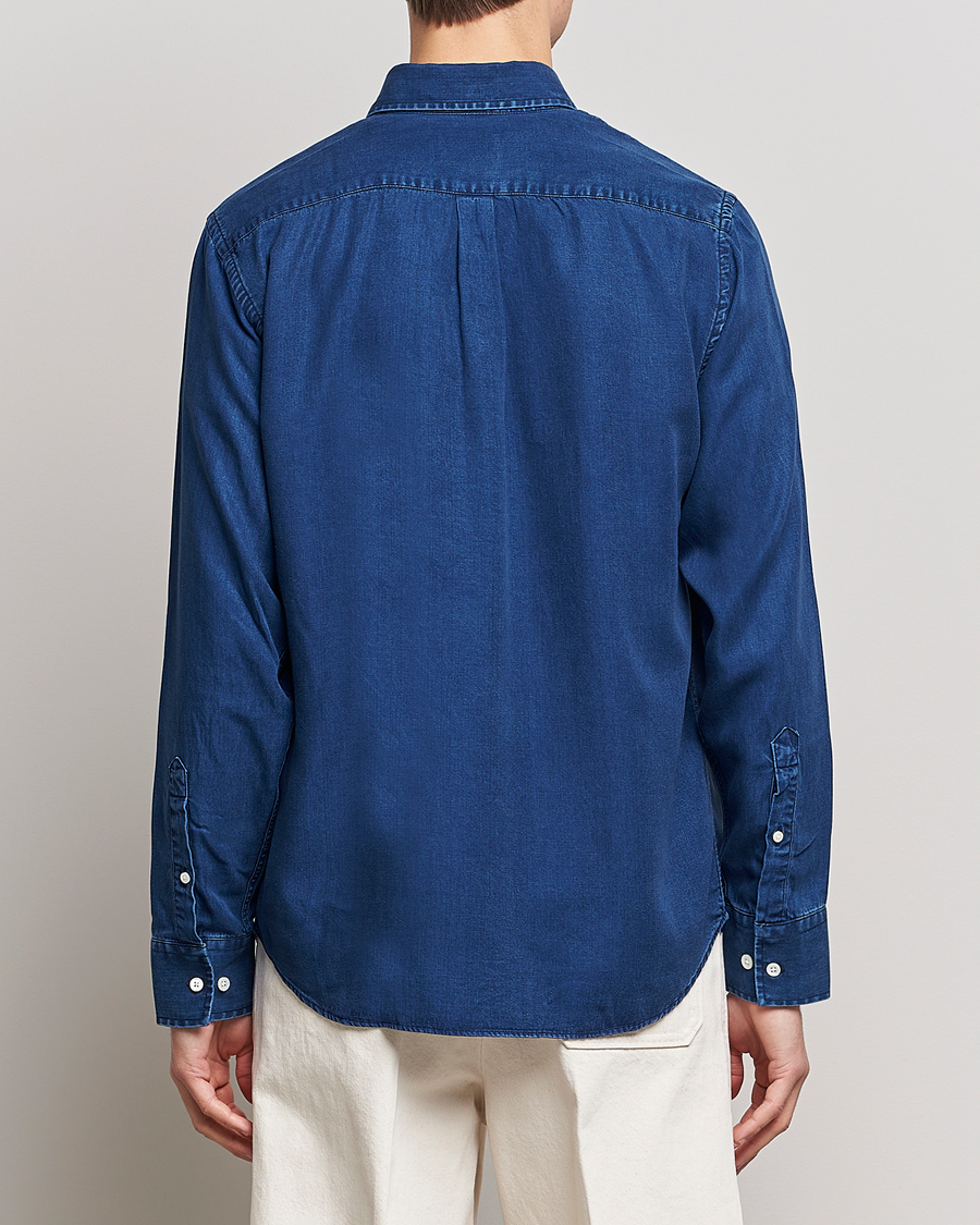 Homme | Chemises | NN07 | Levon Tencel Denim Shirt Dark Indigo
