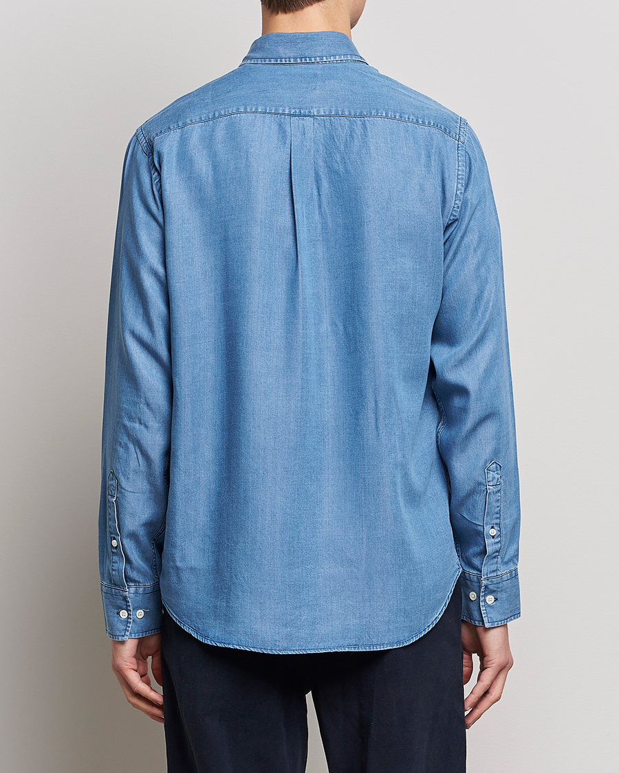 Homme | Chemises | NN07 | Levon Tencel Denim Shirt Light Blue