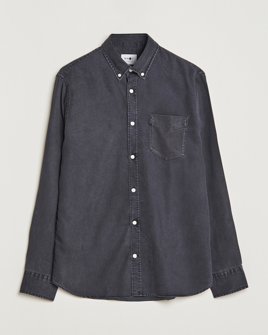 Homme | Chemises | NN07 | Levon Tencel Denim Shirt Black