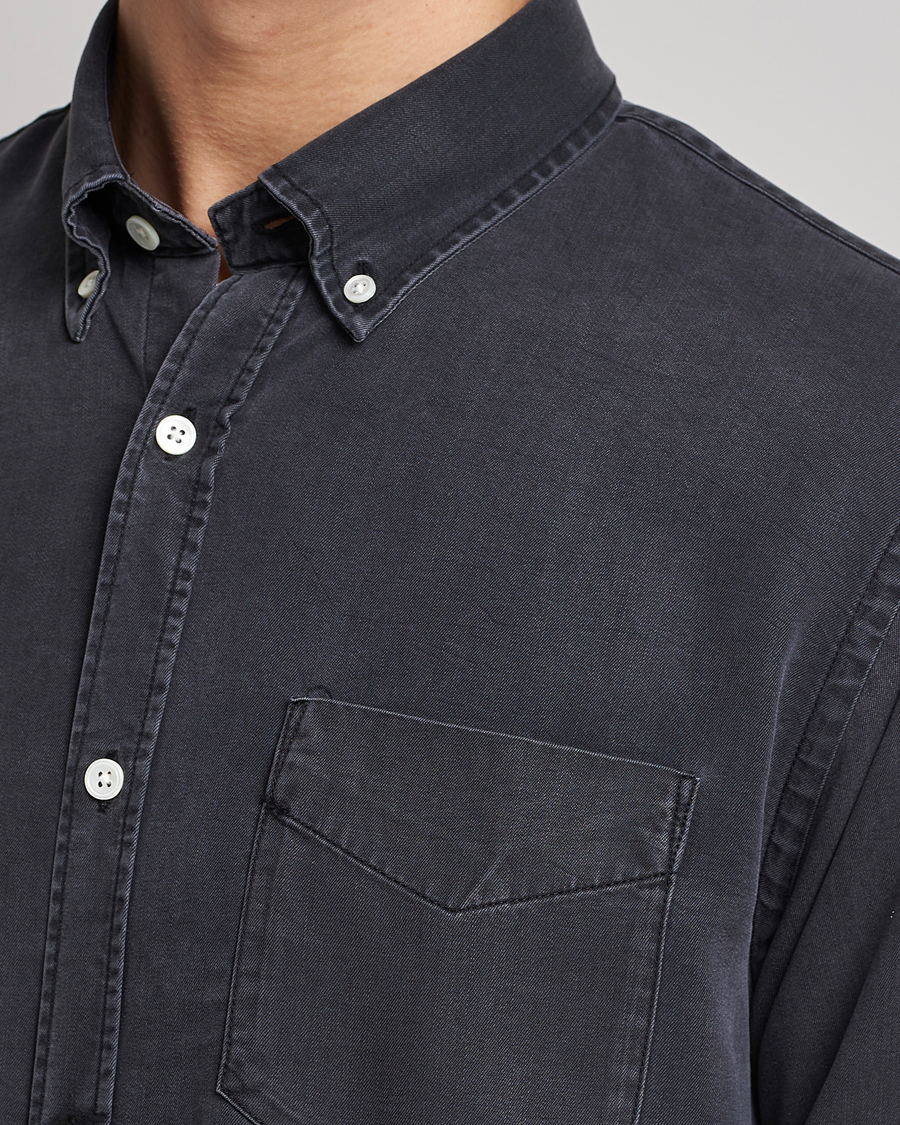 Homme | Chemises | NN07 | Levon Tencel Denim Shirt Black