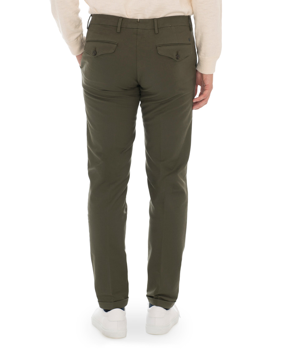 Homme | Pantalons | NN07 | Scott Regular Fit Stretch Trousers Army Green