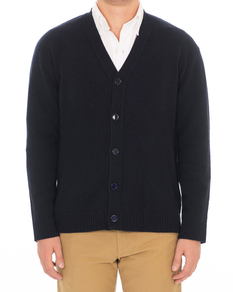 Homme | Pulls Et Tricots | NN07 | Bjorn Wool Cardigan Navy Blue