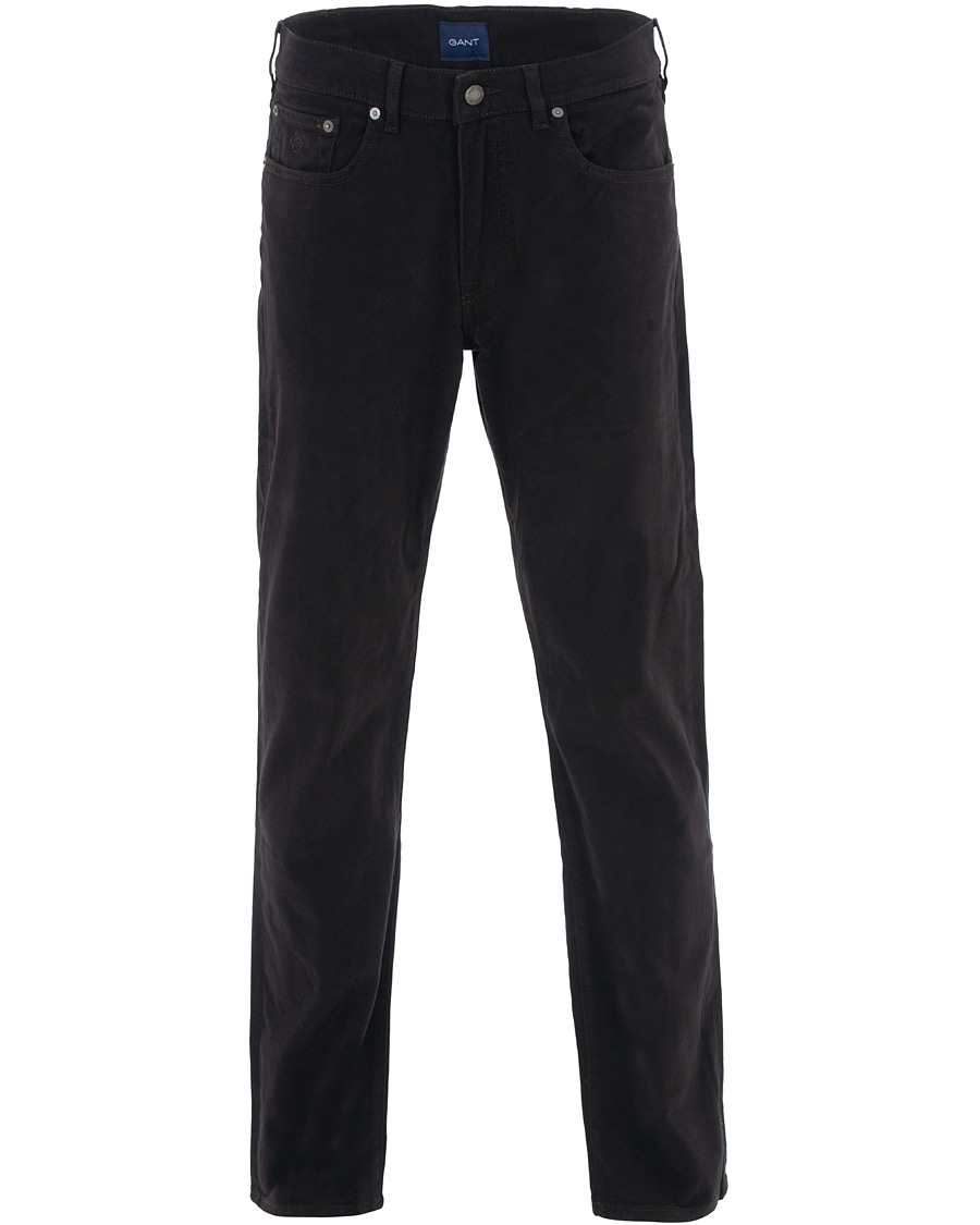 Homme | Pantalons | GANT | Regular Fit Soft Twill Jeans Java Brown