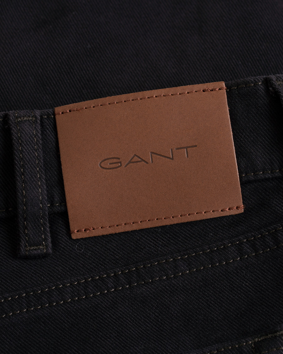Homme | Pantalons | GANT | Regular Fit Soft Twill Jeans Java Brown