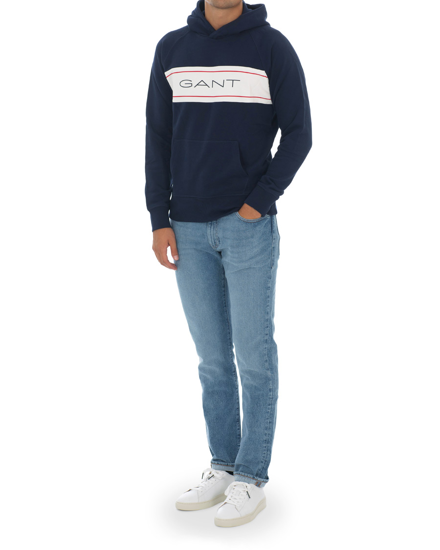 Homme | Pulls Et Tricots | GANT | Archive Hoodie Evening Blue