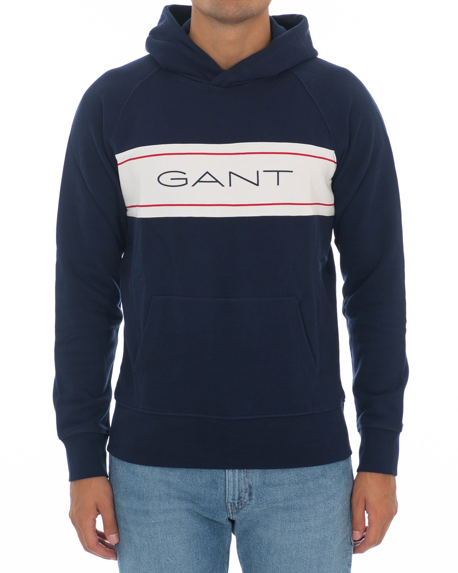 Homme | Pulls Et Tricots | GANT | Archive Hoodie Evening Blue