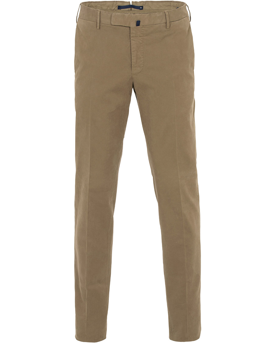 Homme | Pantalons | Incotex | Slim Fit Comfort Chino Khaki