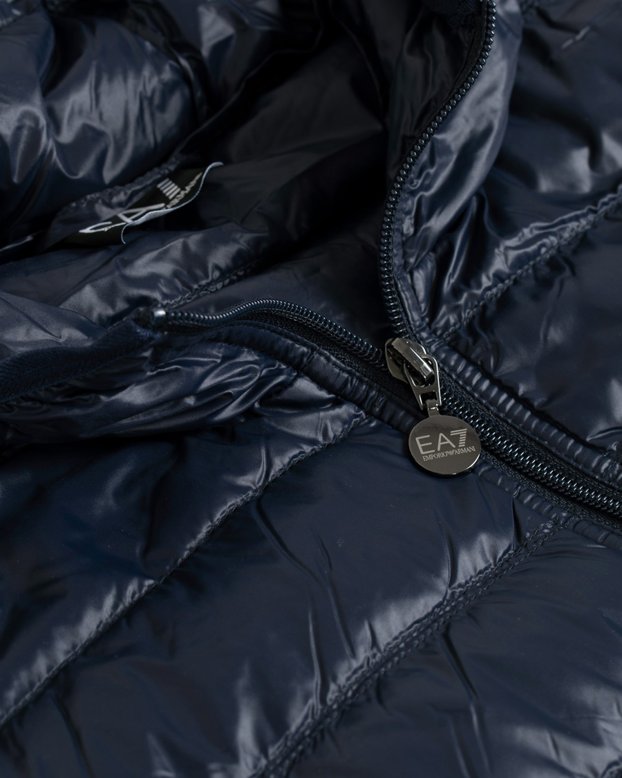 Homme | Manteaux Et Vestes | EA7 | Train Core Light Down Hoodie Jacket Navy