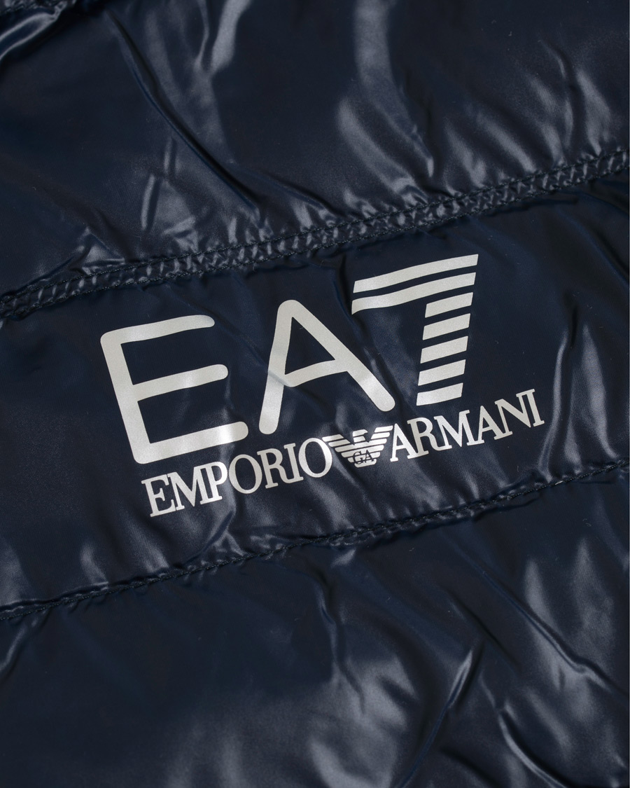 Homme | Manteaux Et Vestes | EA7 | Train Core Light Down Hoodie Jacket Navy