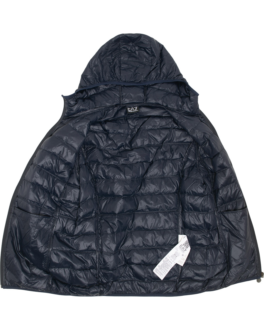 Homme | Manteaux Et Vestes | EA7 | Train Core Light Down Hoodie Jacket Navy