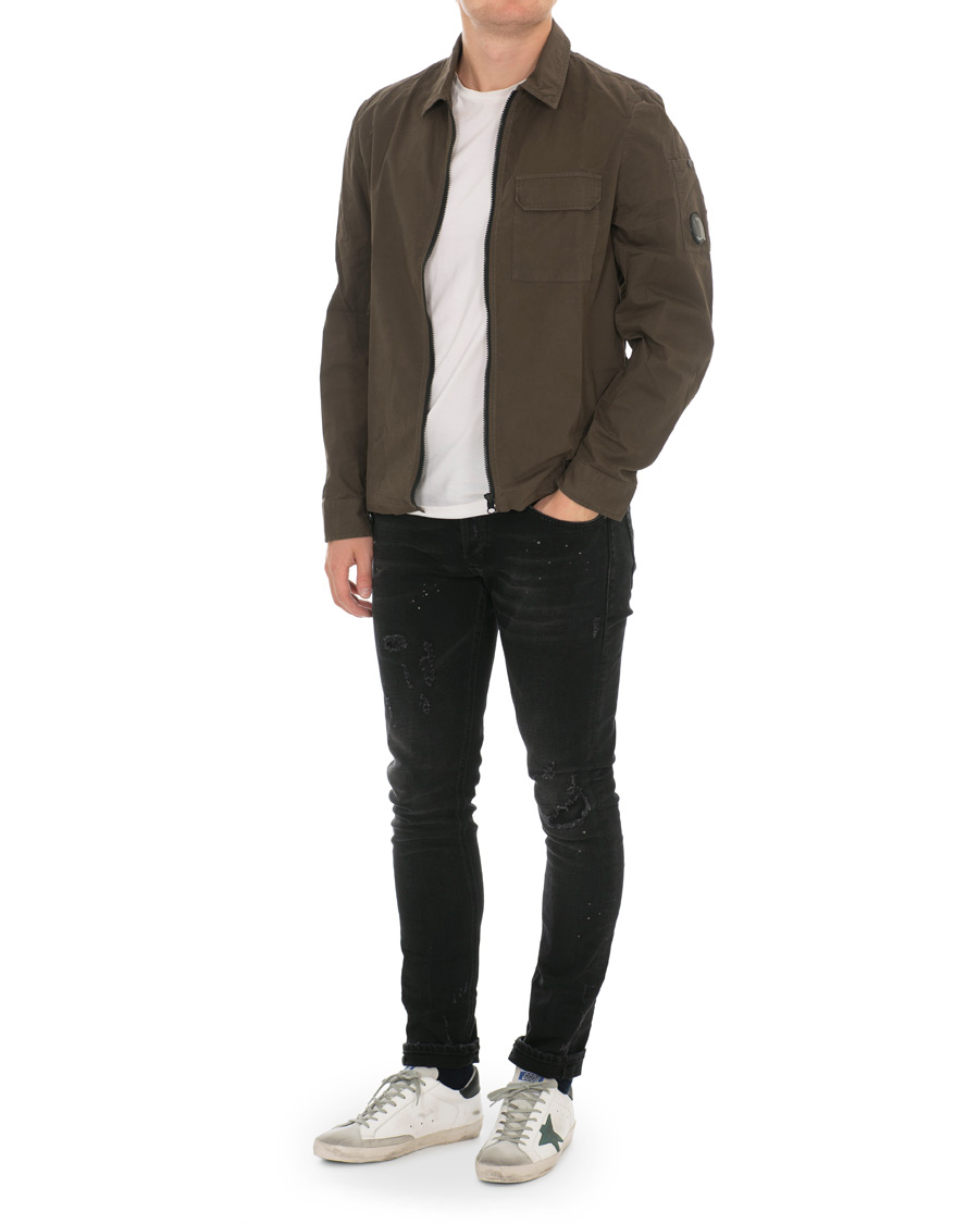 Homme | Golden Goose Deluxe Brand Green Star Superstar Sneaker White Calf | Golden Goose | Deluxe Brand Green Star Superstar Sneaker White Calf