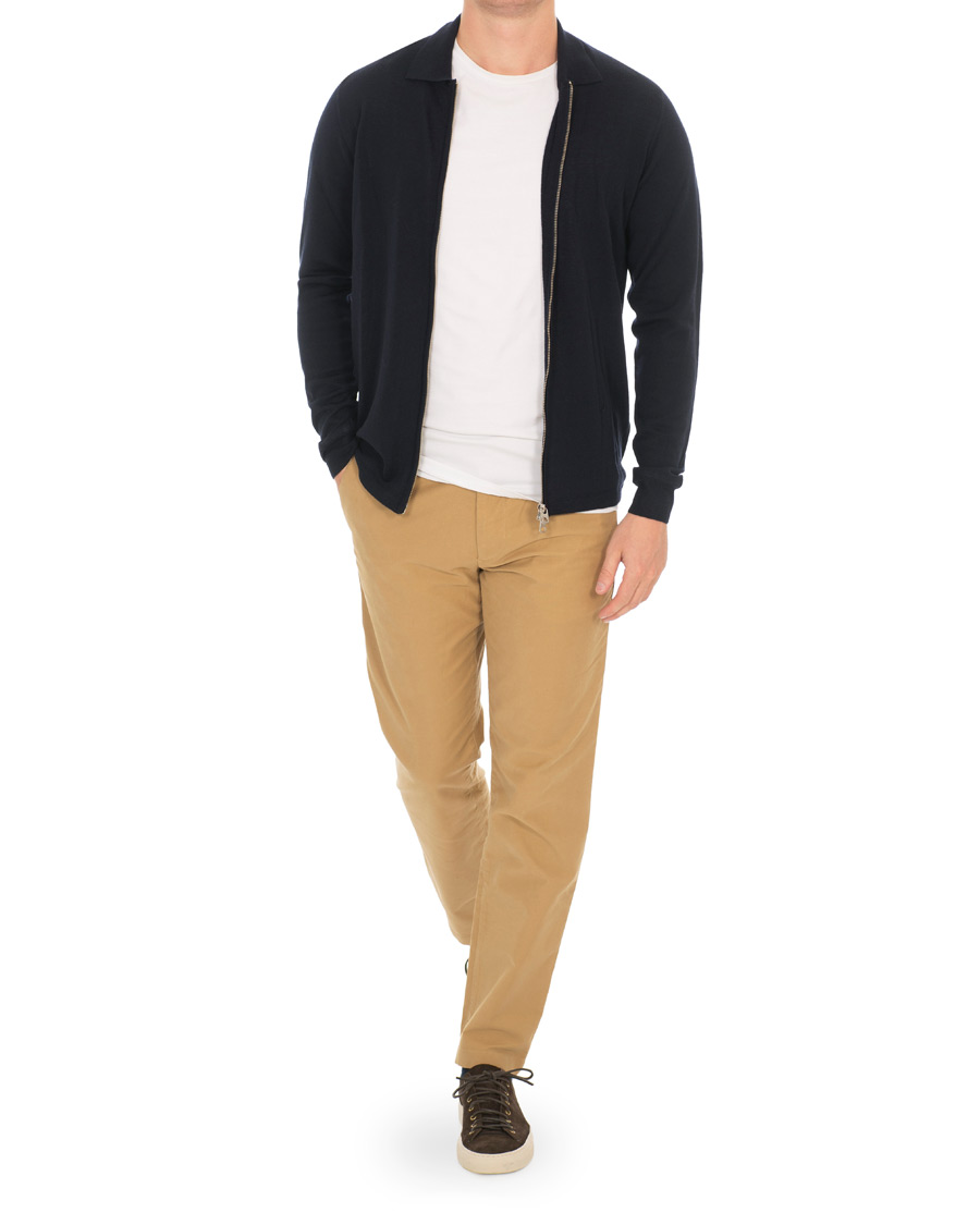 Homme | Pulls Et Tricots | J.Lindeberg | Nyle Full Zip Merino Navy