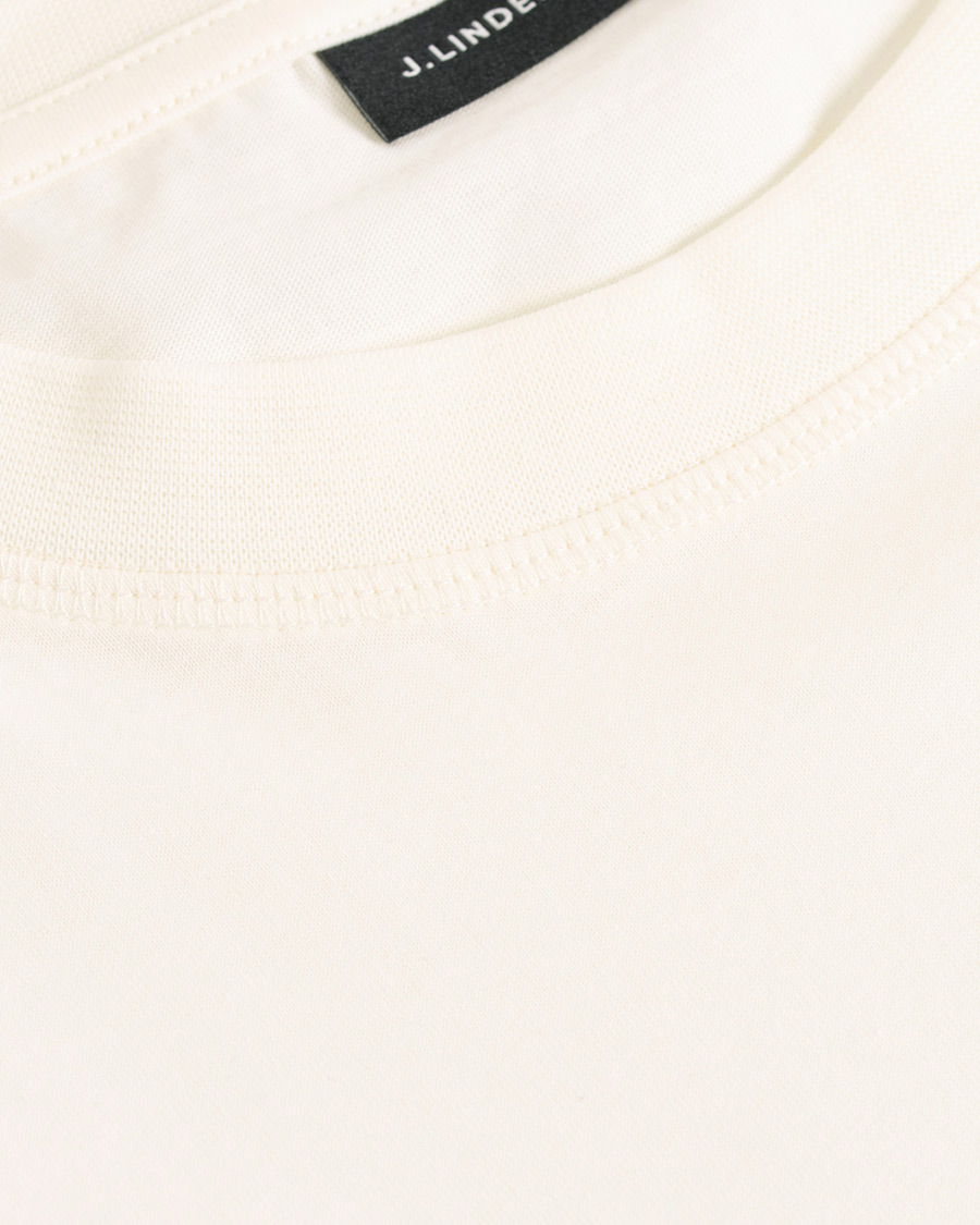 Homme | T-shirts | J.Lindeberg | Jordan Printed Crew Neck Tee Off White